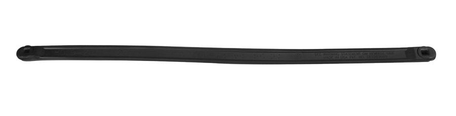 Aluminum 22" Rubber Strap, Stretches to 33", Black