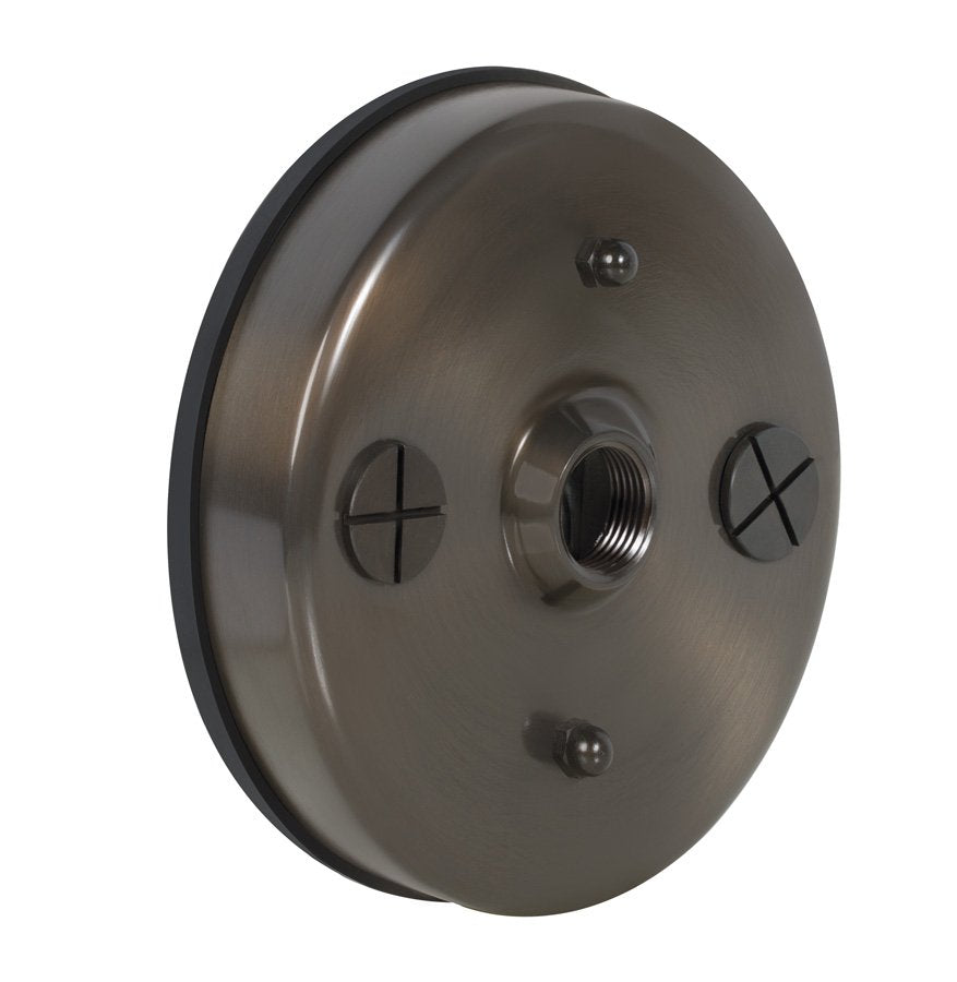 Brass 5" Canopy, 3X ½" NPT, Gun Metal