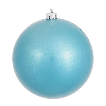 4" Shatterproof Ball Ornament - Turquoise - Candy - UV Treated - Set of 6 4" (Set of 6)- Candy (UV) – Bag of 6 — view 4