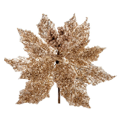 Glitter Poinsettia UV (Set of 2/Bag)