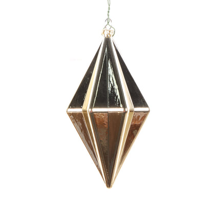 5.5" Shiny Finial Ornament - Champagne - Set of 4 Champagne — view 2