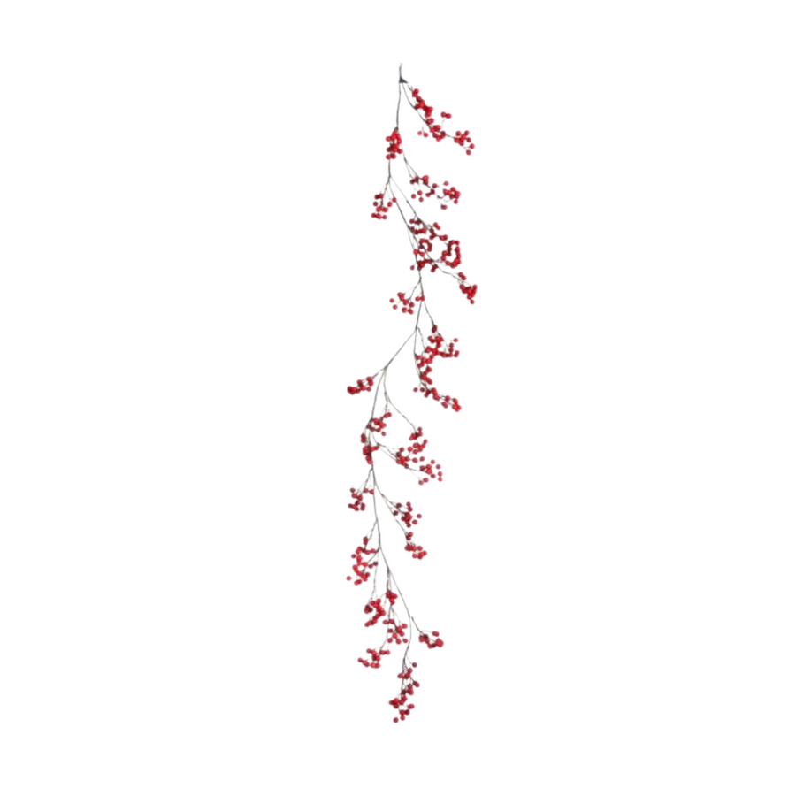 60" Water Proof PETITE BERRY GARLND - RED