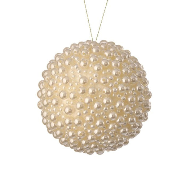 4.5" Pearl Ball Ornament