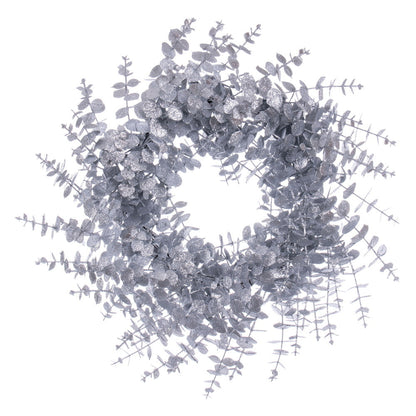 210" Eucalyptus Glitter Wreath — view 3