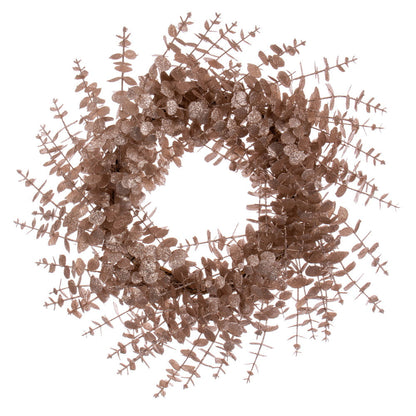 210" Eucalyptus Glitter Wreath — view 2