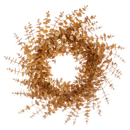 210" Eucalyptus Glitter Wreath — view 4