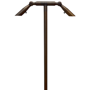 Drake Integrated Dual Head Brass Path Light