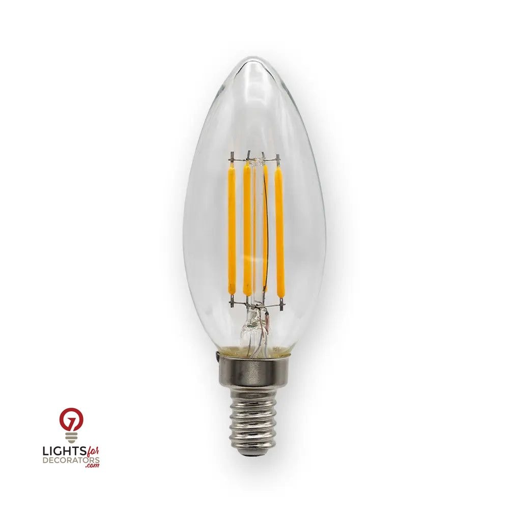 3.5 Watt Emeryallen LED Torpedo Shaped B10 (E12 Base) 12V Lamp