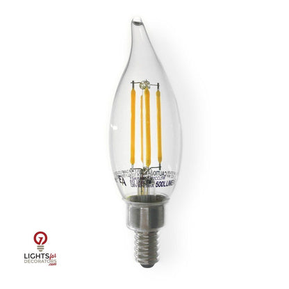 5 Watt Emeryallen LED Candle Shaped C10 (E12 Base) 120V Lamp