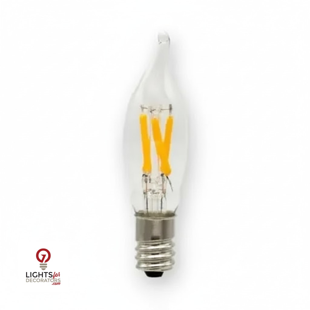 1.5 Watt Emeryallen LED Candle Shaped C6 (E12 Base) 120V Lamp