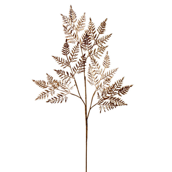 34" Metallic Fern Spray - Set of 2