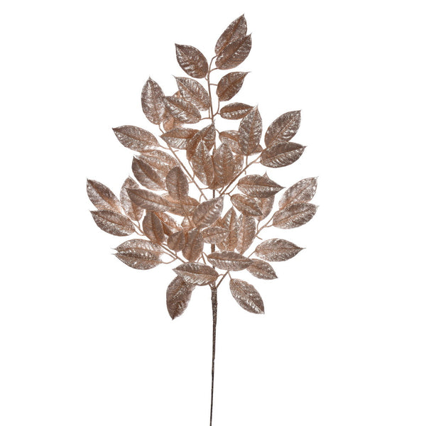 31" Gardenia Glitter Spray - Set of 2