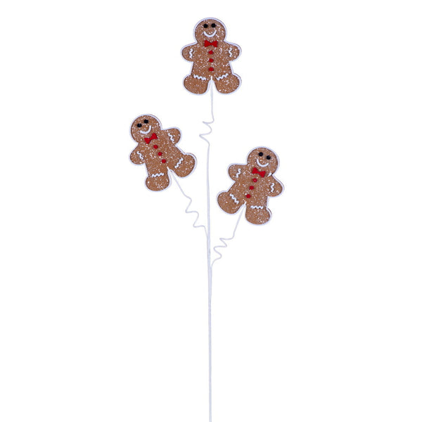30" Gingerbread Man Spray - Set of 3