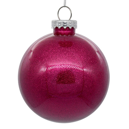 3" Glitter Clear Ball - Set of 12 — view 30