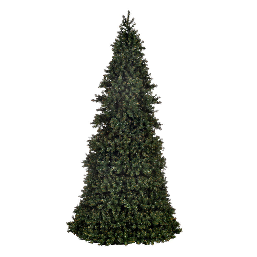 Grand Teton Commercial Tower Tree -  Warm White - Coaxial Lights (14' - 40')
