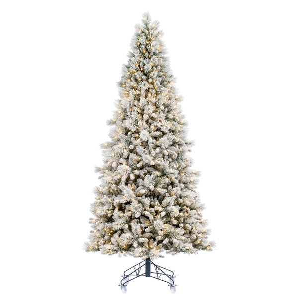 7.5' x 46" Flocked Jackson Tree