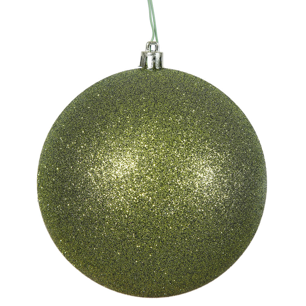 Olive - Shatterproof Ball Chritsmas Tree Ornamanets — view 1