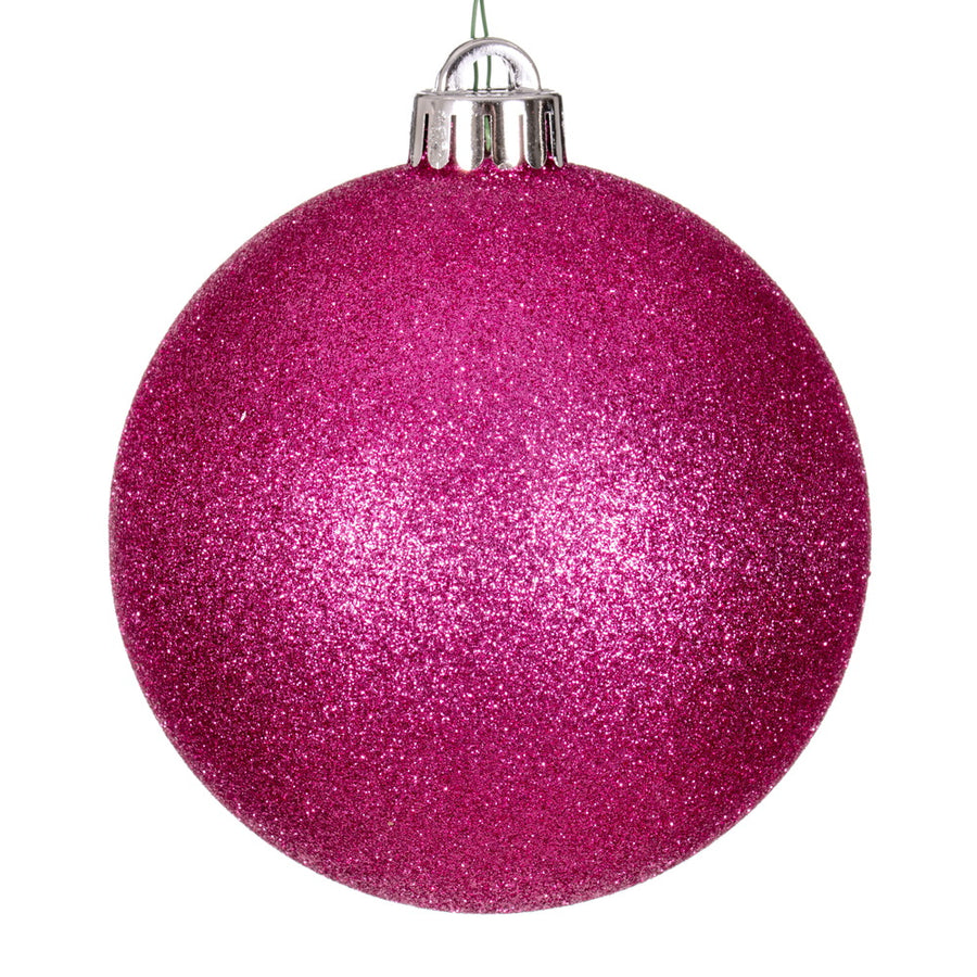 Hot Pink - Shatterproof Ball Christmas Tree Ornaments