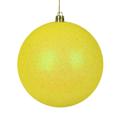 Yellow - Shatterproof Ball Chritsmas Tree Ornamanets — view 1