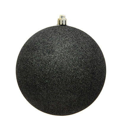 4" Shatterproof Ball Ornament - Gunmetal - Candy - UV Treated - Bag of 6 — view 2