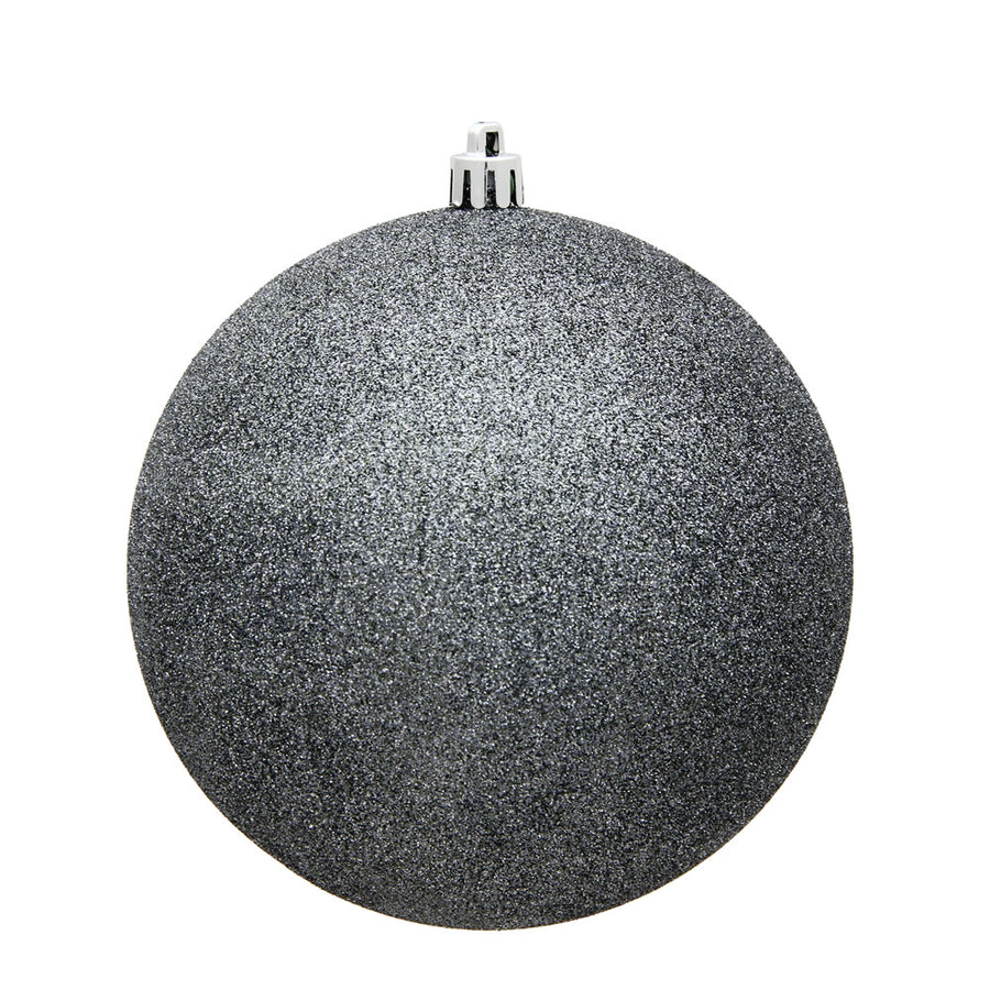 Pewter - Shatterproof Ball Christmas Tree Ornaments