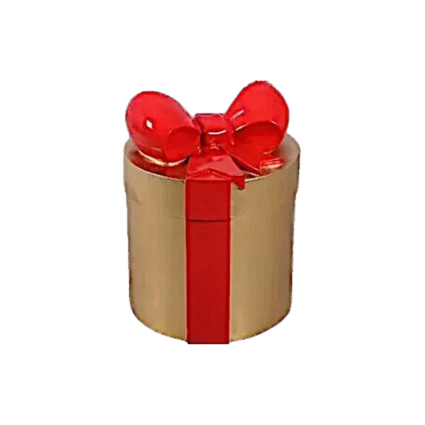 22"x17" Gold Gift with Red Ribbon