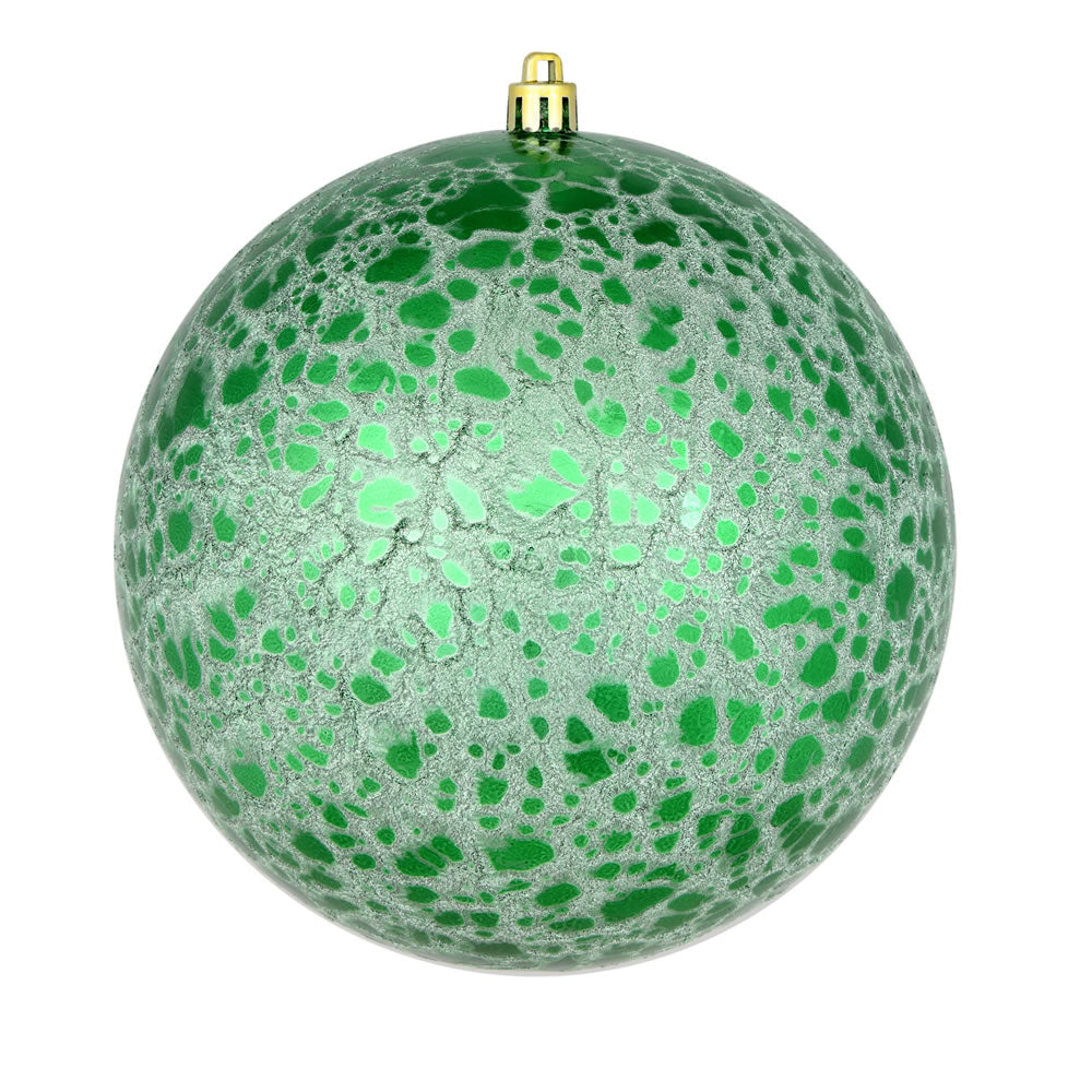 10" Crackle Ball Ornament - Set of 4 — view 3