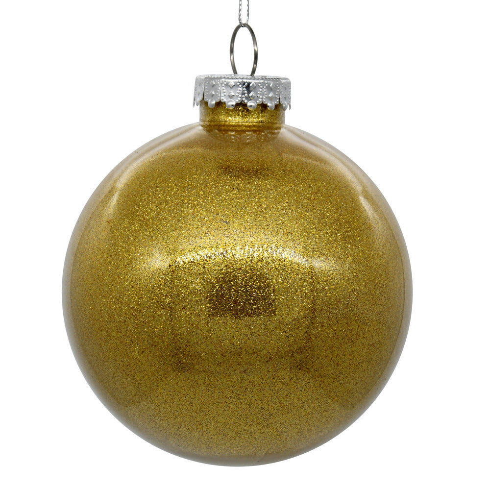 3" Glitter Clear Ball - Set of 12 — view 17