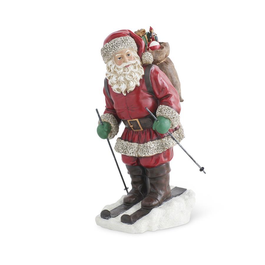 Vintage Santa Skiing - 25.5" — view 1