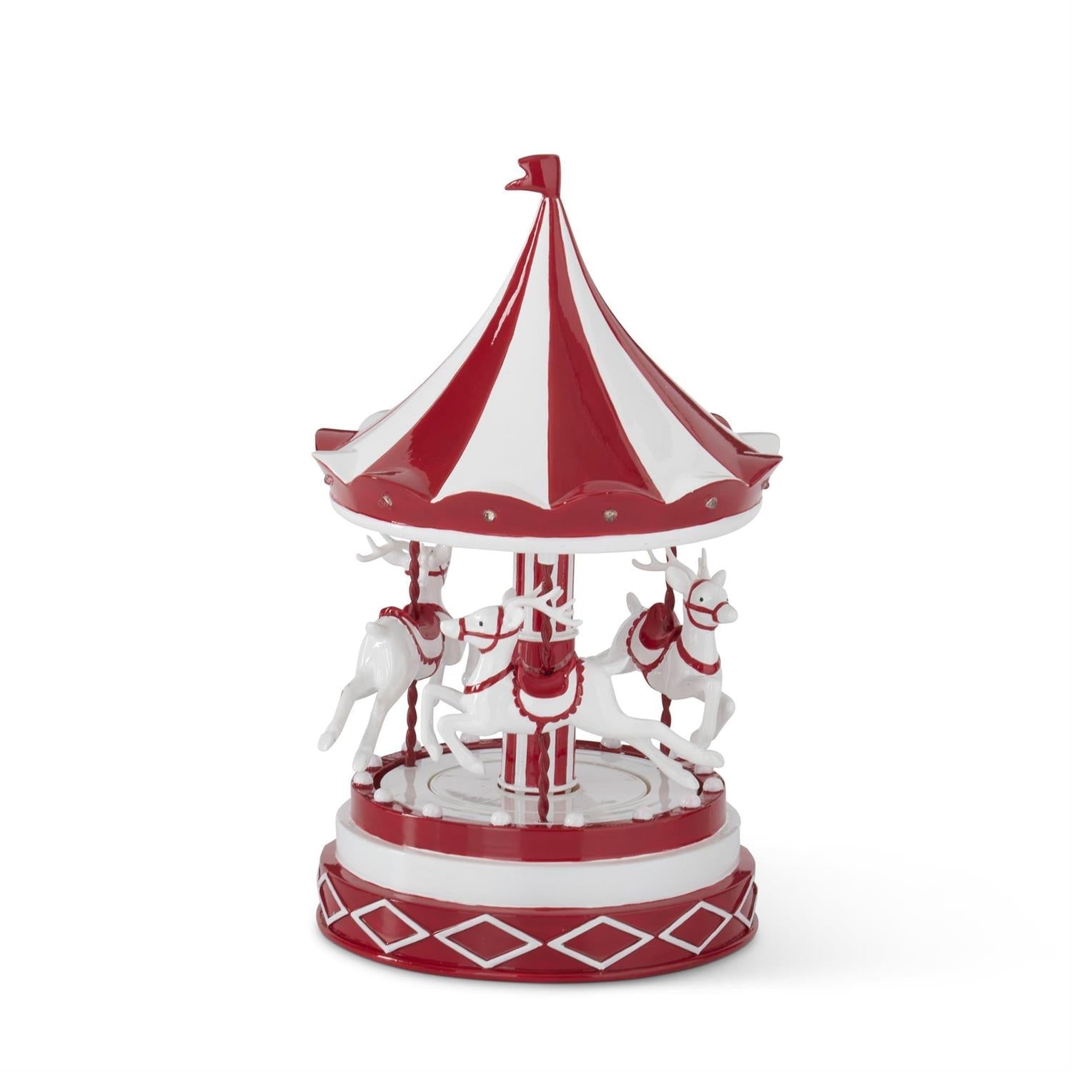 LED Rotating Musical Carousel - 9.75" - Timer — view 1