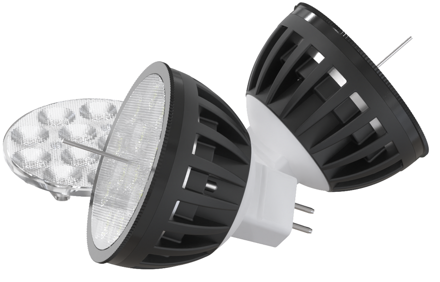 1W-5W Watts, Fiat Lux MR-16, 2200K-5700K (Color Changing ) Color Temp, 25LM-530LM Lumens, with a 38º (15º/60º/100º) Beam Spread, 50000 Rated Hours