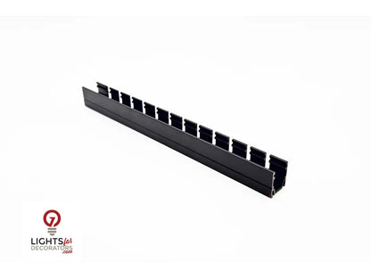 LumienARC Flex Channel - 5' - Black Aluminum — view 5