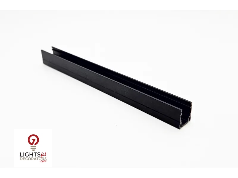 LumienARC Flex Channel - 5' - Black Aluminum — view 6