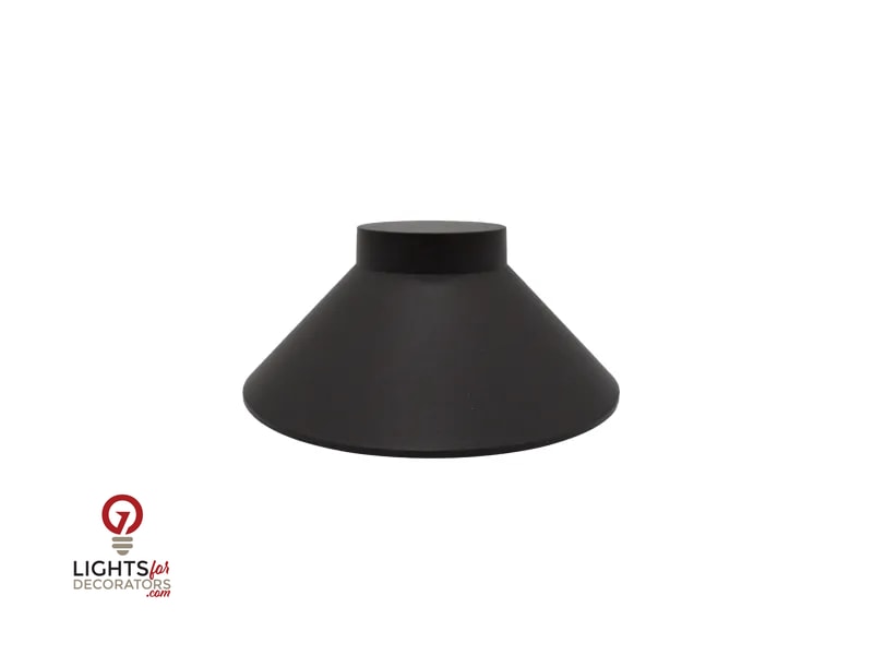 Lumien Flat Top Dome Path / Area Light Hat - Bronze Finished Aluminum