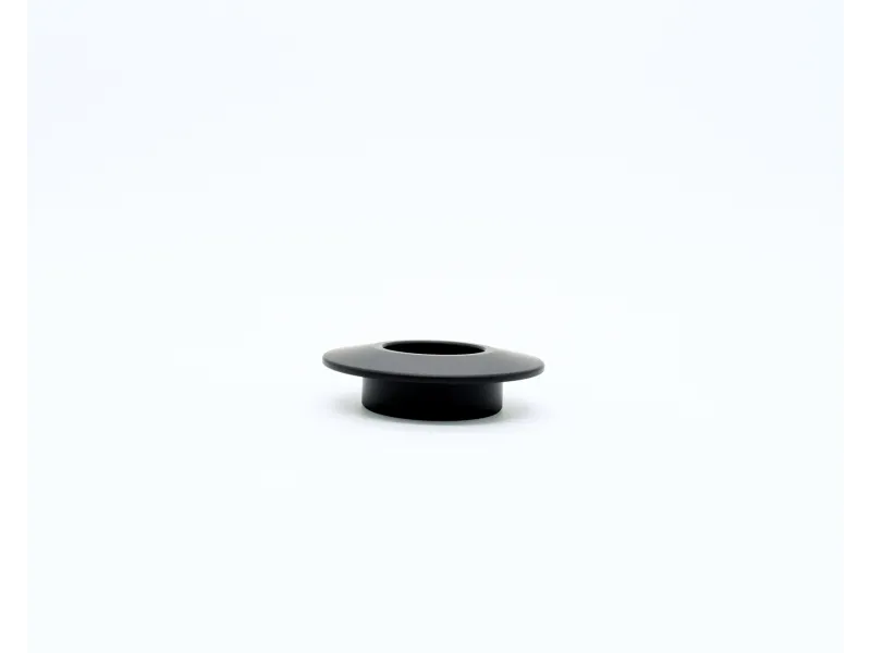 Lumien Micro Recessed Light Cap - Round Flush - Black Brass