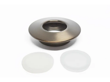 Lumien Micro Recessed Light Cap - Black Brass (Round, 180 Degree) — view 4