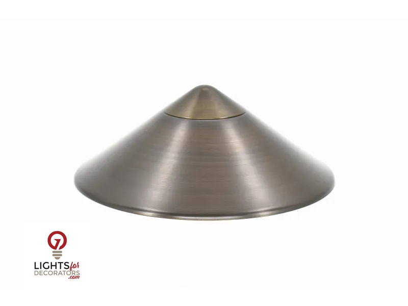 Lumien Triangular Path Light Hat - Antique Brass