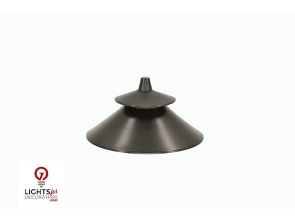 Lumien Micro 2-Tier Path Light Hat - Black Brass