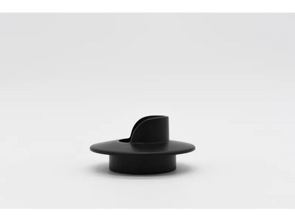 Lumien Micro Recessed Light Cap with Glare Shield - Round - Black Brass — view 1