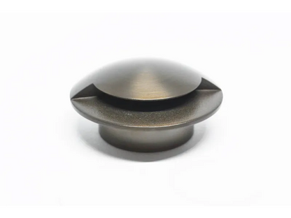 Lumien Micro Recessed Light Cap - Black Brass (Round, 180 Degree) — view 7