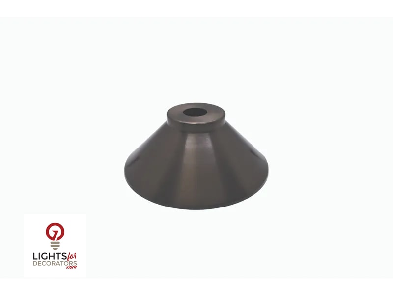 Lumien Micro Flat Top Dome Pendant Shade - Antique Brass — view 3