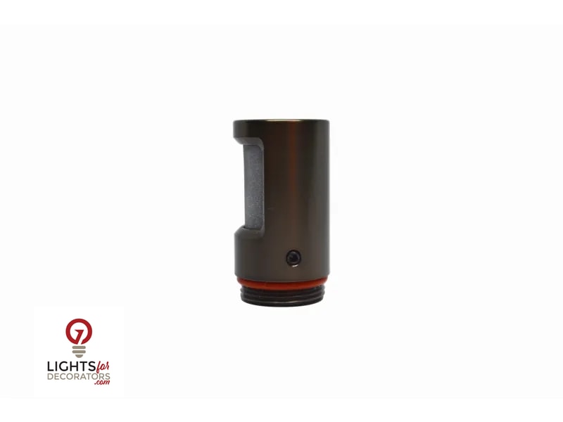 Lumien Nano Bollard Cap - Antique Brass (1-Way, 90 Degree)