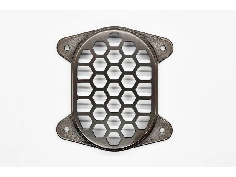Lumien Hex Insert for Micro & Macro Well Lights - Antique Brass — view 2