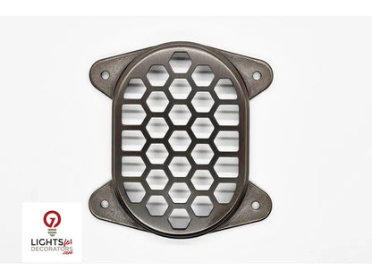 Lumien Hex Insert for Micro & Macro Well Lights - Antique Brass — view 4