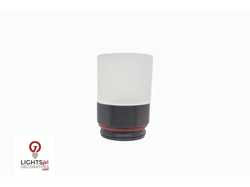 Lumien Nano Bollard Cap - Antique Brass (360 Degree Frosted)