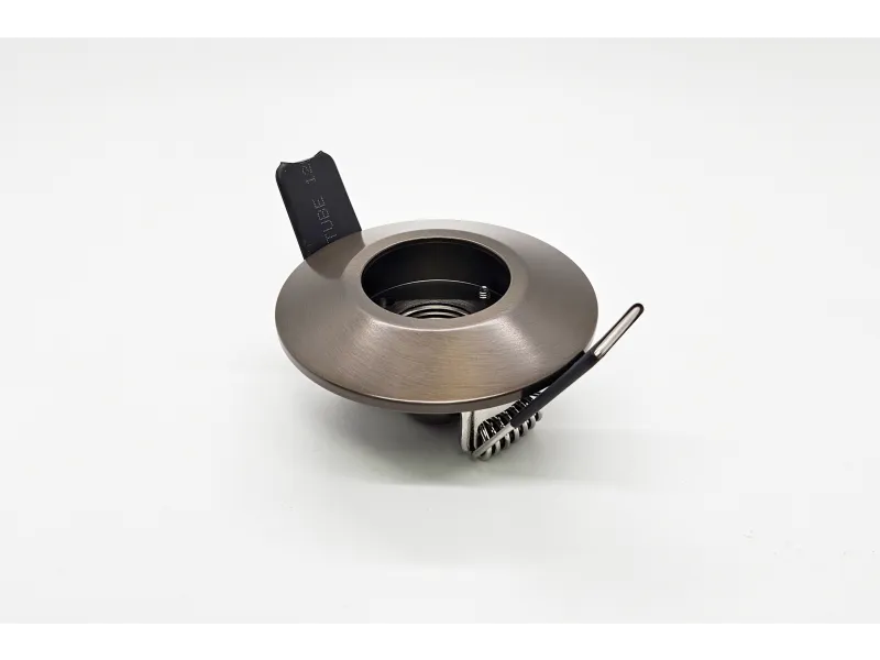 Lumien Nano Recessed Mount with Spring Loaded Wings - Antique Brass — view 1