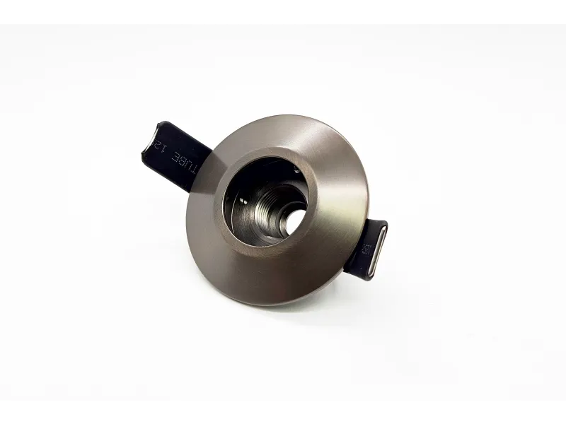 Lumien Nano Recessed Mount with Spring Loaded Wings - Antique Brass — view 2
