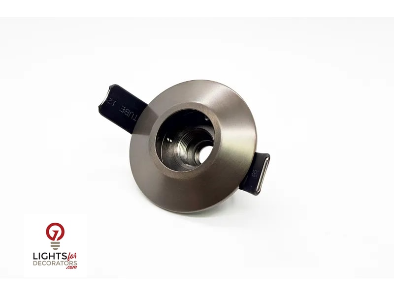 Lumien Nano Recessed Mount with Spring Loaded Wings - Antique Brass — view 4