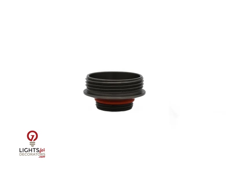 Lumien Nano to Micro Path Light Hat Adapter - Antique Brass — view 2