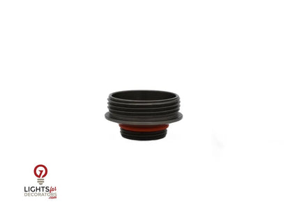 Lumien Nano to Micro Path Light Hat Adapter - Antique Brass — view 2